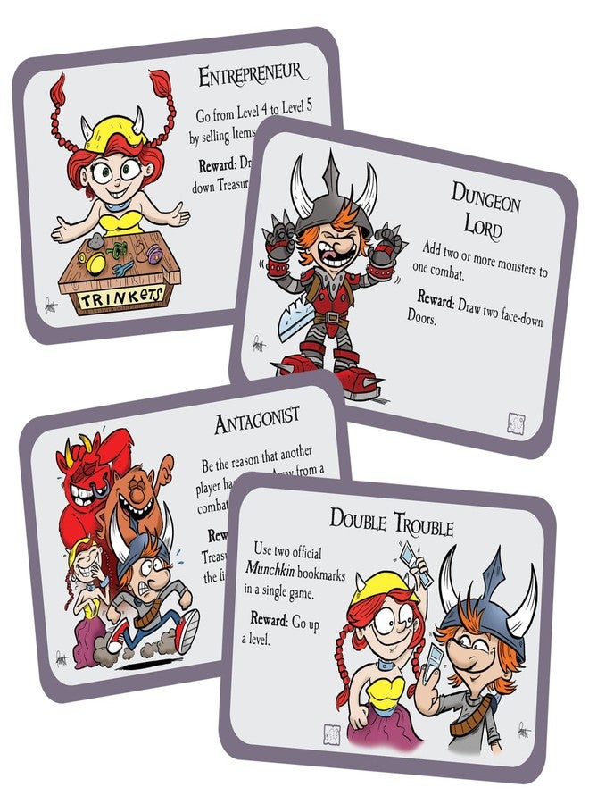 ستيف جاكسون جيمز لعبة Munchkin Side Quests 2 من تطوير Steve Jackson Games، لعبة لوحية استراتيجية - Image 4